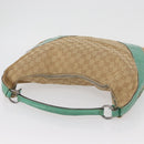 GUCCI GG Canvas Shoulder Bag Beige 124358 Auth AMZ130-7