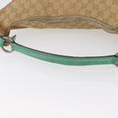 GUCCI GG Canvas Shoulder Bag Beige 124358 Auth AMZ130-8