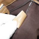 GUCCI GG Crystal Abbey Hand Bag Coated Canvas Beige Gold 211983 Auth AMZ131-12