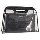 GUCCI Hand Bag Vinyl Black 000 2058 0548 5 Auth AMZ133-1