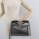 GUCCI Hand Bag Vinyl Black 000 2058 0548 5 Auth AMZ133-22