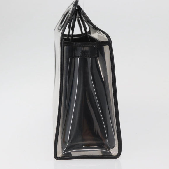 GUCCI Hand Bag Vinyl Black 000 2058 0548 5 Auth AMZ133