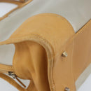 LOEWE Amazona 32 Hand Bag Vinyl Clear Silver Auth AMZ137-14