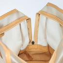 LOEWE Amazona 32 Hand Bag Vinyl Clear Silver Auth AMZ137-19