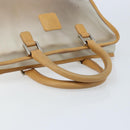 LOEWE Amazona 32 Hand Bag Vinyl Clear Silver Auth AMZ137-7