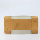 LOEWE Amazona 32 Hand Bag Vinyl Clear Silver Auth AMZ137-5