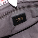 FENDI Zucchino Canvas Hand Bag 2way Multicolor Gold Auth AMZ138A-19