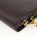 LOUIS VUITTON Taiga Baikal Clutch Bag Acajou M30186 LV Auth AMZ144-14