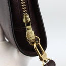 LOUIS VUITTON Taiga Baikal Clutch Bag Acajou M30186 LV Auth AMZ144-9