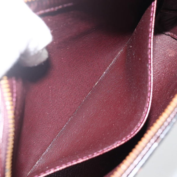 LOUIS VUITTON Taiga Baikal Clutch Bag Acajou M30186 LV Auth AMZ144