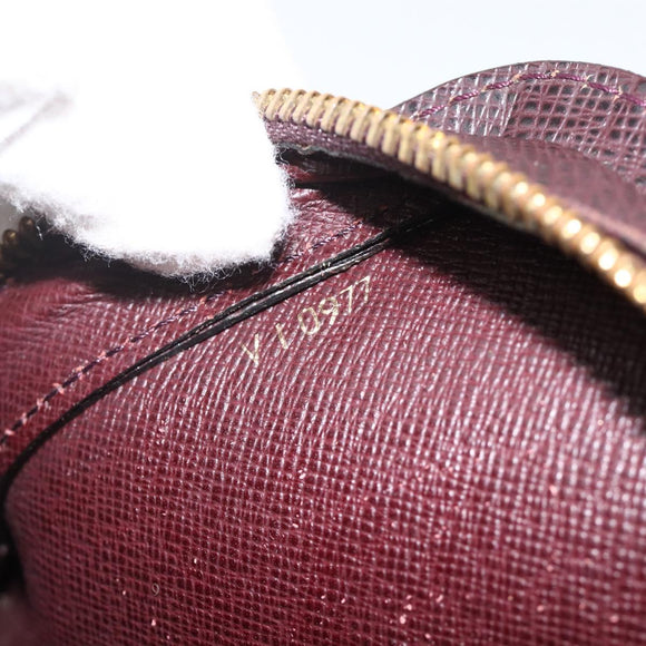LOUIS VUITTON Taiga Baikal Clutch Bag Acajou M30186 LV Auth AMZ144