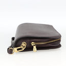 LOUIS VUITTON Taiga Baikal Clutch Bag Acajou M30186 LV Auth AMZ144-4