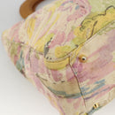 FENDI Hand Bag Canvas Multicolor Gold Auth AMZ146A-15