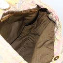FENDI Hand Bag Canvas Multicolor Gold Auth AMZ146A-18