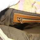 FENDI Hand Bag Canvas Multicolor Gold Auth AMZ146A-20