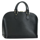 LOUIS VUITTON Epi Alma Hand Bag Noir Black M52142 LV Auth AMZ147V-1