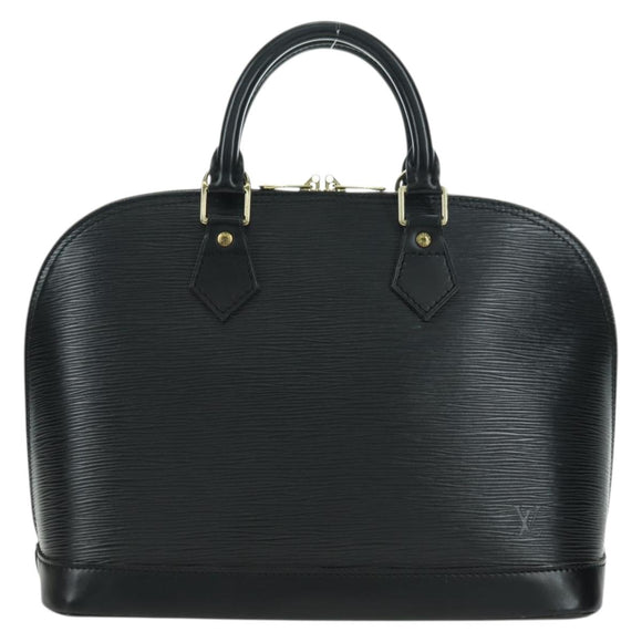 LOUIS VUITTON Epi Alma Hand Bag Noir Black M52142 LV Auth AMZ147V