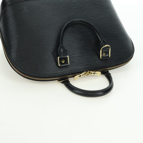 LOUIS VUITTON Epi Alma Hand Bag Noir Black M52142 LV Auth AMZ147V