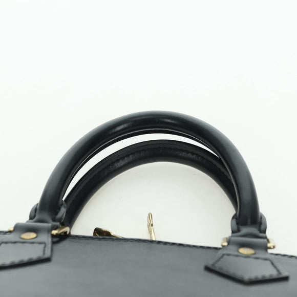 LOUIS VUITTON Epi Alma Hand Bag Noir Black M52142 LV Auth AMZ147V