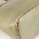 LOUIS VUITTON Monogram Vernis Houston Hand Bag Gris M91053 LV Auth AMZ150-15
