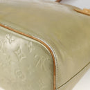 LOUIS VUITTON Monogram Vernis Houston Hand Bag Gris M91053 LV Auth AMZ150-16