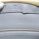 LOUIS VUITTON Monogram Vernis Houston Hand Bag Gris M91053 LV Auth AMZ150-17