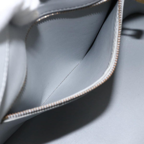 LOUIS VUITTON Monogram Vernis Houston Hand Bag Gris M91053 LV Auth AMZ150
