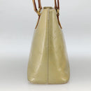 LOUIS VUITTON Monogram Vernis Houston Hand Bag Gris M91053 LV Auth AMZ150-3