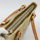 LOUIS VUITTON Monogram Vernis Houston Hand Bag Gris M91053 LV Auth AMZ150-6
