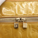 LOUIS VUITTON Monogram Vernis Tompkins Square Hand Bag Beige M91149 Auth AMZ152-18