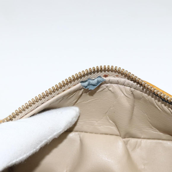 LOUIS VUITTON Monogram Vernis Tompkins Square Hand Bag Beige M91149 Auth AMZ152