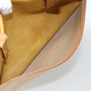 LOUIS VUITTON Monogram Vernis Tompkins Square Hand Bag Beige M91149 Auth AMZ152-22