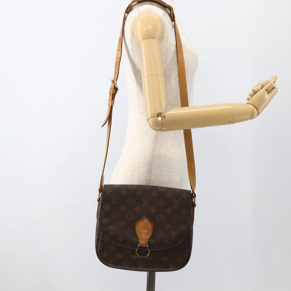 LOUIS VUITTON Monogram Saint Cloud GM Shoulder Bag M51242 LV Auth AMZ154