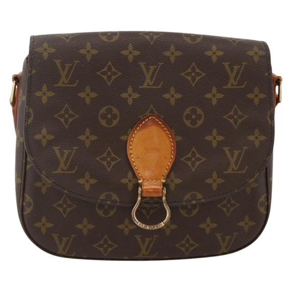 LOUIS VUITTON Monogram Saint Cloud GM Shoulder Bag M51242 LV Auth AMZ154