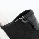 GUCCI GG Canvas Tote Bag Outlet Black Silver 265695 Auth AMZ157-10