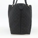 GUCCI GG Canvas Tote Bag Outlet Black Silver 265695 Auth AMZ157-4