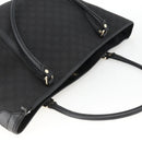 GUCCI GG Canvas Tote Bag Outlet Black Silver 265695 Auth AMZ157-6