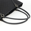 GUCCI GG Canvas Tote Bag Outlet Black Silver 265695 Auth AMZ157-7