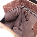 GUCCI GG Canvas Heuptas Beige Zilver 131236 Auth AMZ164-21