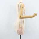 CHANEL Chain Shoulder Bag Suede Pink Gold CC Auth AMZ167A-22