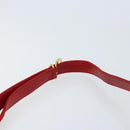 GUCCI Shoulder Bag Suede Red Gold 007 3444 0220 Auth AMZ169-8