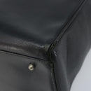 GUCCI Hand Bag Leather Black Silver 002 3754 0313 Auth AMZ175-9