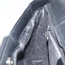 GUCCI Hand Bag Leather Black Silver 002 3754 0313 Auth AMZ175-20