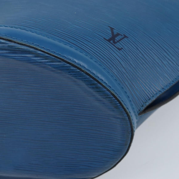 LOUIS VUITTON Epi Saint Jacques Shopping Shoulder Bag Blue M52275 LV Auth AMZ176
