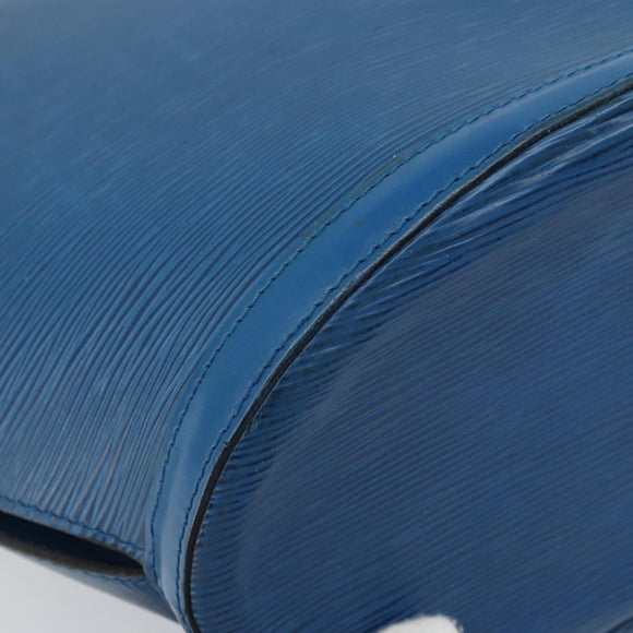 LOUIS VUITTON Epi Saint Jacques Shopping Shoulder Bag Blue M52275 LV Auth AMZ176