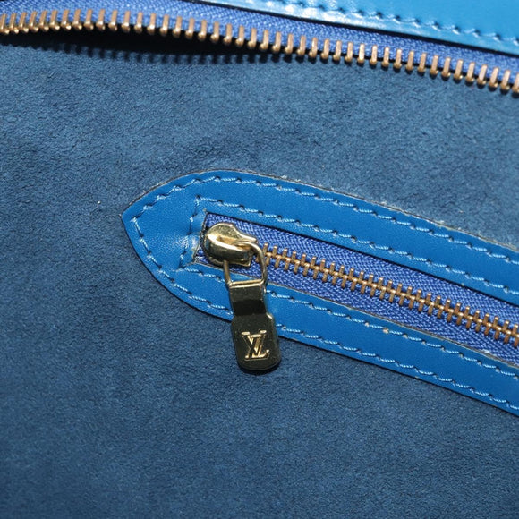 LOUIS VUITTON Epi Saint Jacques Shopping Shoulder Bag Blue M52275 LV Auth AMZ176