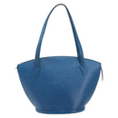 LOUIS VUITTON Epi Saint Jacques Shopping Shoulder Bag Blue M52275 LV Auth AMZ176-13