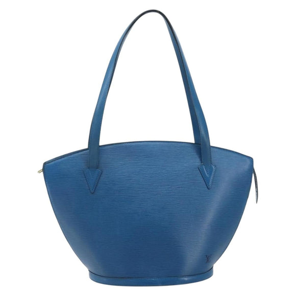 LOUIS VUITTON Epi Saint Jacques Shopping Shoulder Bag Blue M52275 LV Auth AMZ176