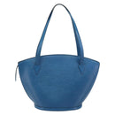LOUIS VUITTON Epi Saint Jacques Shopping Shoulder Bag Blue M52275 LV Auth AMZ176-2