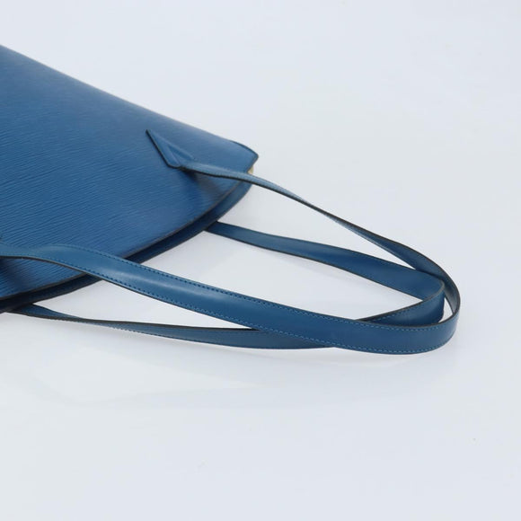 LOUIS VUITTON Epi Saint Jacques Shopping Shoulder Bag Blue M52275 LV Auth AMZ176